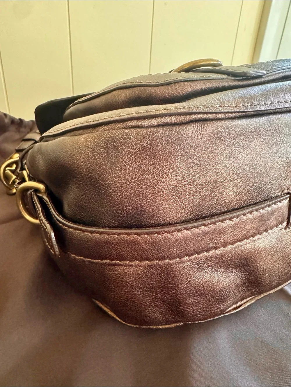 Coach Legacy Garcia Hobo Metallic Bronze  - RARE NWT Style 12655 - 2008